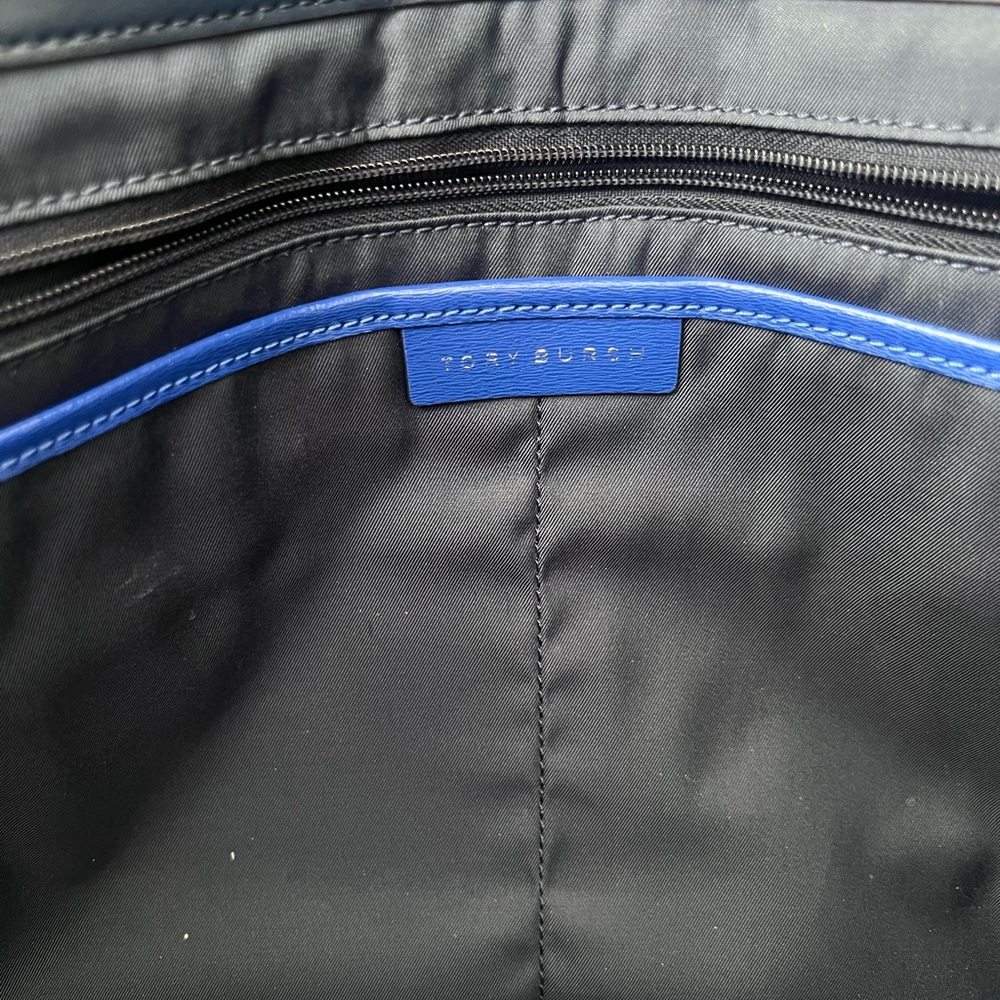 Tory Butch Tote Bag, Cobalt Blue 🔵 👜 - Picture 5 of 7